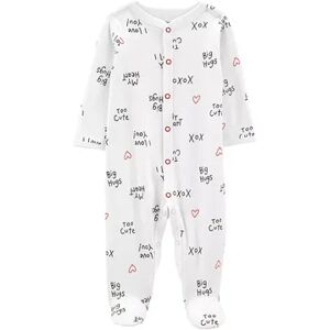 Carter's Baby Carter's Valentine's Day Snap-Up Sleep & Play, Infant Unisex, Size: 9 Months, White