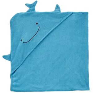 Baby Carter's Whale Hooded Towel, Med Blue