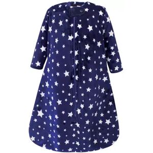 Hudson Baby Infant Plush Sleeping Bag, Sack, Blanket, Navy Stars, Infant Unisex, Size: 0-6 Months, Blue Stars