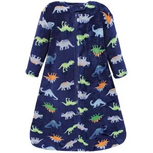 Hudson Baby Boy Plush Sleeping Bag, Sack, Blanket, Long-Sleeve Dinosaurs, Infant Boy's, Size: 0-6 Months, Brt Blue