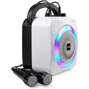 RockJam Party Bluetooth Speaker with 2 Wireless Microphones, Black