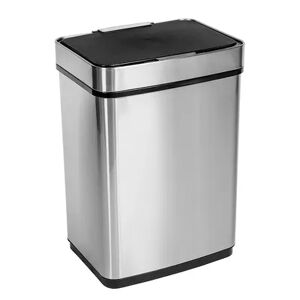 Honey-Can-Do 50L Motion Sensor, Soft Close Trash Can, Grey