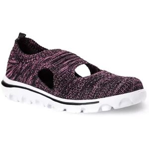 Propet TravelActiv Avid Women's Slip-On Sneakers, Size: 6.5 XXW, Black