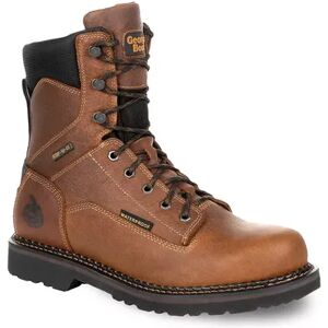 Georgia Boots Georgia Giant Revamp Men's 8-Inch Waterproof Work Boots, Size: 8 Wide, Brown