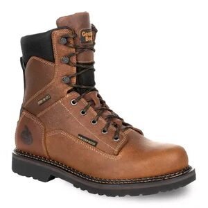 Georgia Boots Georgia Giant Revamp Men's 8-Inch Waterproof Work Boots, Size: 9.5 Wide, Brown