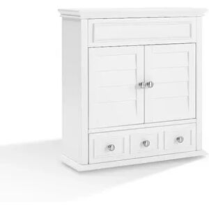 Crosley Furniture Lydia Wall Cabinet, White