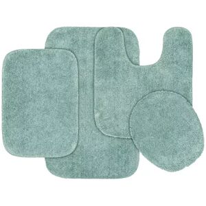 Garland Rug Garland Deco Nylon 4-piece Bath Rug Set, Green, 4 PC SET