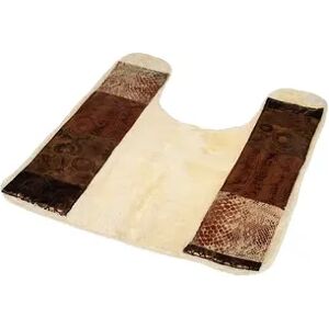 Popular Bath Zambia Contour Bath Rug, Brown