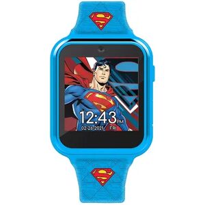 Licensed Character Kids' Superman Interactive Smart Watch, Blue, Large