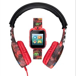 PlayZoom Kids' Red Race Cars Smart Watch & Headphones Set, Large