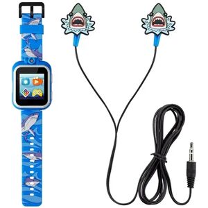 PlayZoom 2 Kids' Shark Smart Watch & Earbuds Set, Blue, Large