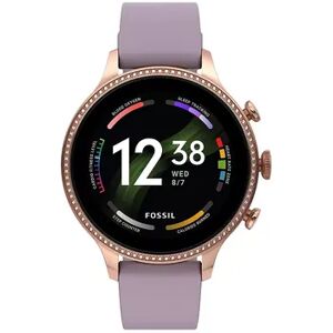 Fossil Women's Gen 6 Digital Purple Silicone Band Smartwatch - FTW6080V, Large