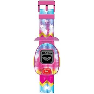 PlayZoom Kids' Justice League Wonder Woman Smart Watch, Pink, Large