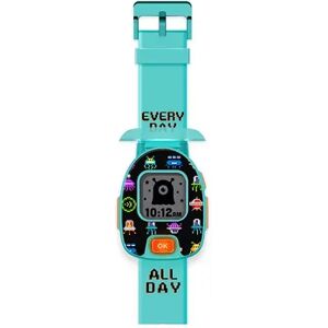 PlayZoom Kids' Gamer Flip Open Smart Watch, Blue, Large