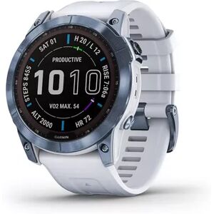 Garmin fenix 7X Sapphire Solar Multisport GPS Smartwatch, Blue, Large