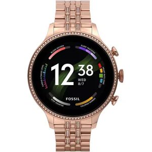 Fossil Women's Gen 6 Digital Rose Gold Tone Stainless Steel Smart Watch - FTW6077V, Light Pink, Large