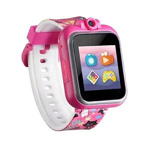 PlayZoom 2 Kids' Fuchsia Kitty Cats Print Smart Watch, Pink, Large