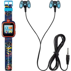 PlayZoom 2 Kids' Gamer Print Smart Watch & Earbuds Set, Blue, Large