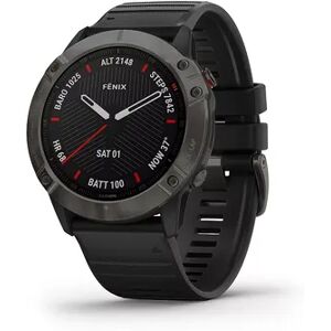 Garmin fenix 6X Sapphire Multisport GPS Smartwatch, Dark Grey