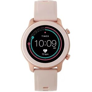 iConnect by Timex Metropolitan Blush Silicone Strap Smart Watch - TW5M43000IQ, Pink, Large