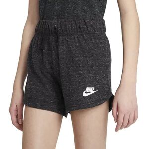 Nike Girls 7-16 Nike Jersey Shorts, Girl's, Size: Large PLUS, Med Grey