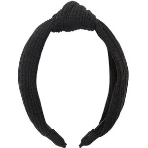 Sonoma Goods For Life Black Ribbed Top Knot Headband