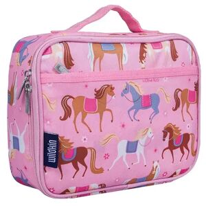 Girls Wildkin Horses Lunch Box, Pink