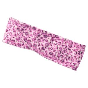 Women's Lands' End Fleece Winter Headband, Dark Pink