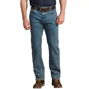 Men's Dickies Active Waist 5-Pocket Flex Performance Pants, Size: 40 X 32, Blue
