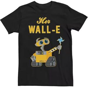 Licensed Character Men's Disney Pixar Wall-E Her Wall-E Tee, Size: Small, Black