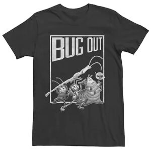 Licensed Character Men's Disney Pixar Bugs Life Bug Out Group Shot Tee, Size: Medium, Black