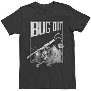 Licensed Character Men's Disney Pixar Bugs Life Bug Out Group Shot Tee, Size: XL, Black