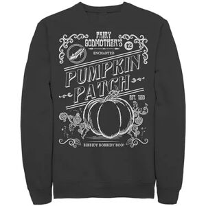 Licensed Character Men's Disney Cinderella Pumpkin Patch Sweatshirt, Size: 3XL, Black