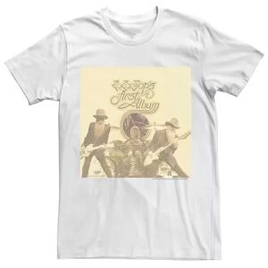 Licensed Character Men's ZZ Top First Album Vintage Poster Tee, Size: XL, White