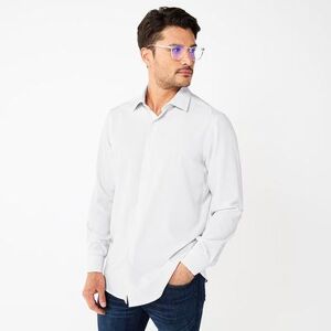 Men's Apt. 9 HEIQ Smart Temp Slim-Fit Performance Button-Down Shirt, Size: 2XL-34/35, White