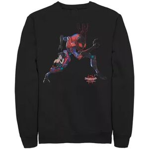 Men's Marvel Spider-Man Spiderverse Peni Robot Graphic Fleece Pullover, Size: Large, Black