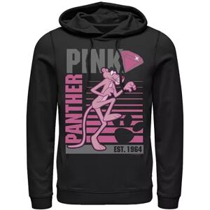 Licensed Character Men's Pink Panther Lined Portrait Hoodie, Size: XL, Black