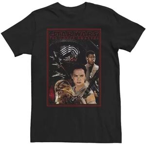 Star Wars Men's Star Wars The Force Awakens Group Portrait Tee, Size: XL, Black