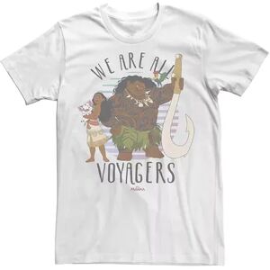 Men's Disney Moana Pua Maui Hei Hei We Are All Voyagers Tee, Size: XL, White