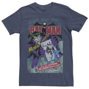 Men's DC Comics Batman And Joker Comic Cover Tee, Size: Small, Med Blue