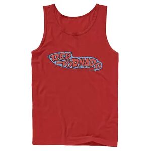 Licensed Character Men's DC Comics Red Tornado Text Logo Poster Tank Top, Size: Medium