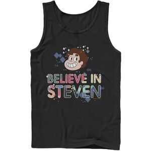 Licensed Character Mens Cartoon Network Steven Universe Believe In Gems Tank, Men's, Size: Large, Black