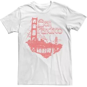 Licensed Character Men's San Francisco Golden Gate Destination California Tee, Size: Large, White