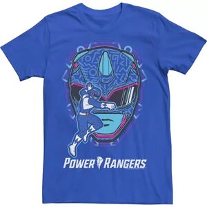 Licensed Character Men's Power Rangers Blue Ranger Hero Shot Tee, Size: Medium, Med Blue