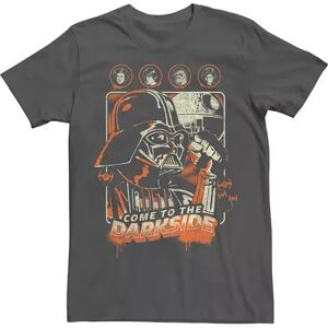 Licensed Character Men's Star Wars Halloween Darth Vader Come To The Dark Side Tee, Size: Small, Grey