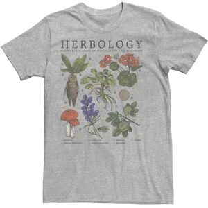 Licensed Character Men's Harry Potter Herbology Plants Tee, Size: Large, Med Grey