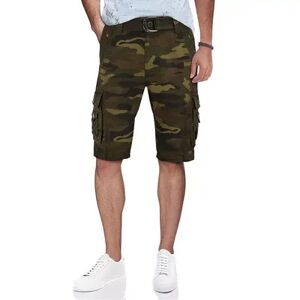 Xray Men's X-ray Belted Cargo Shorts, Size: 42, Brown