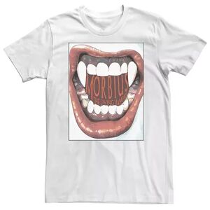 Licensed Character Big & Tall Marvel Morbius The Living Vampire Teeth Tee, Men's, Size: 3XL, White