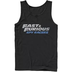 Licensed Character Men's Fast & Furious: Spy Racers Simple Logo Tank, Size: Medium, Black