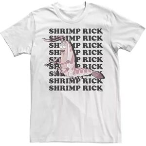 Licensed Character Men's Rick & Morty Shrimp Rick Portrait Tee, Size: Medium, White